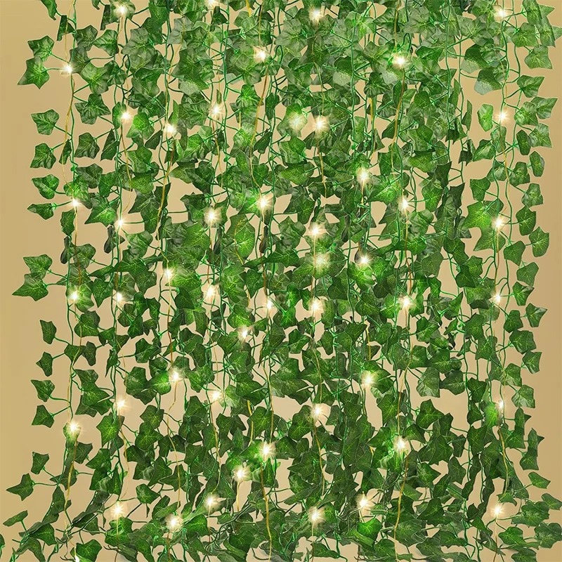 Lighting Tree Decor - Zielony bluszcz 210cm LED Light String