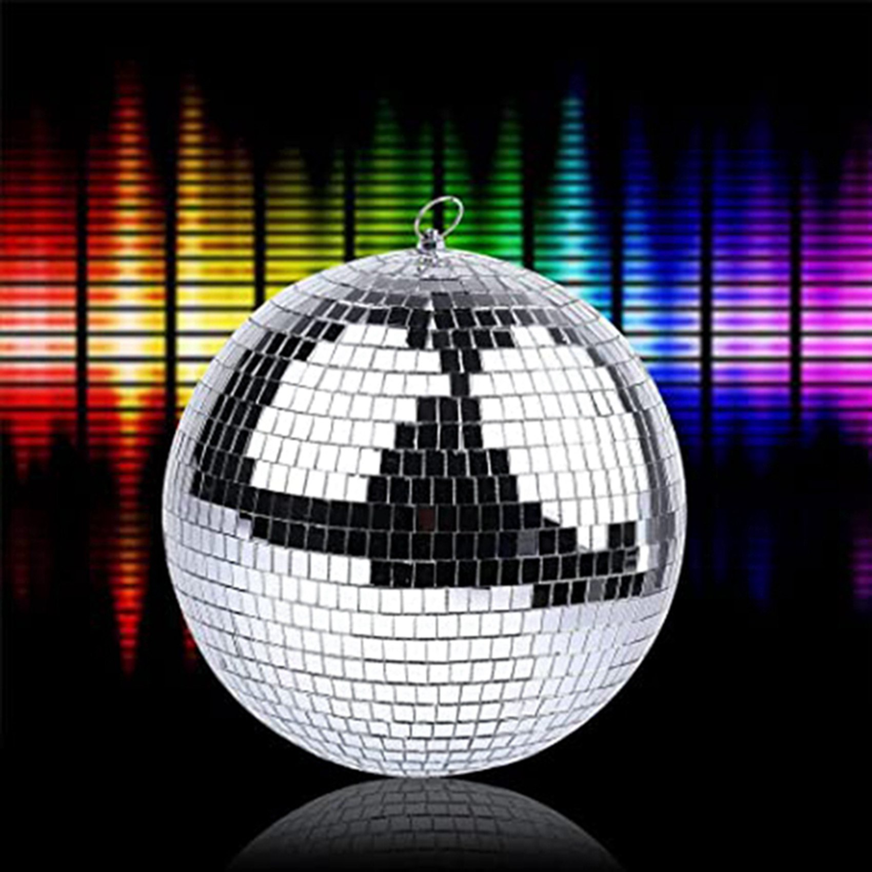 Lighting Effect Home Decor - AA05 6X Srebrna Lustrzana Kula Disco