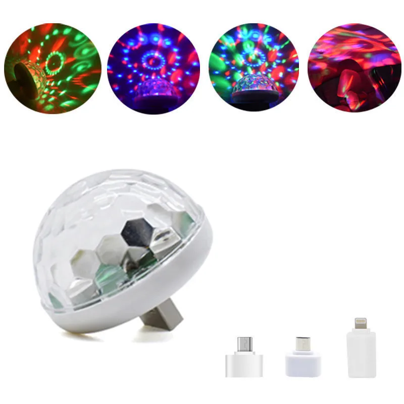Lighting Effect Home Decor - Mini lampki dyskotekowe USB LED na