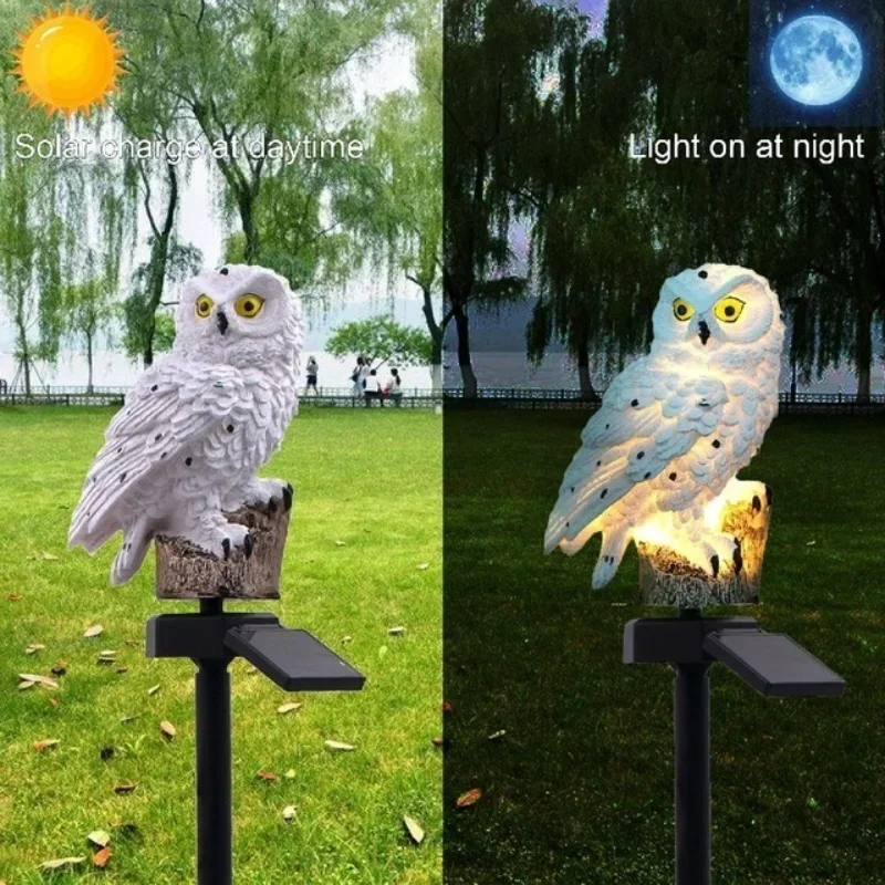 Decor Lighting Floor Lamps - Oświetlenie sowy na zewnątrz lampa podłogowa