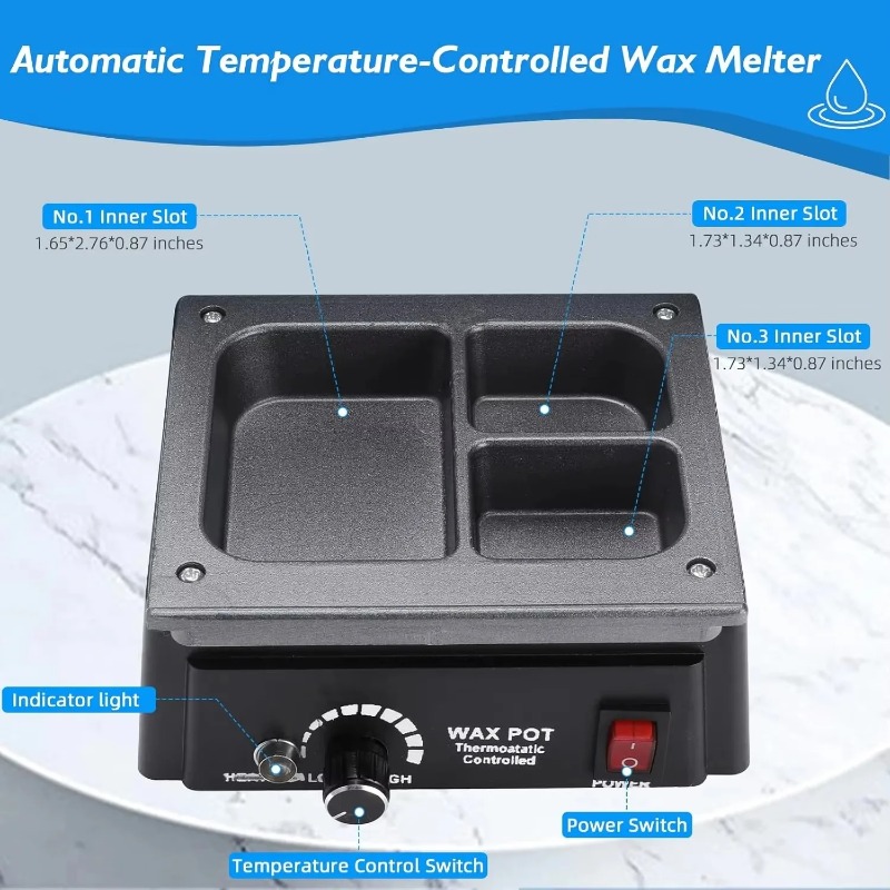 Wax Melter Electric - Cyfrowy podgrzewacz do wosku, urządzenie do