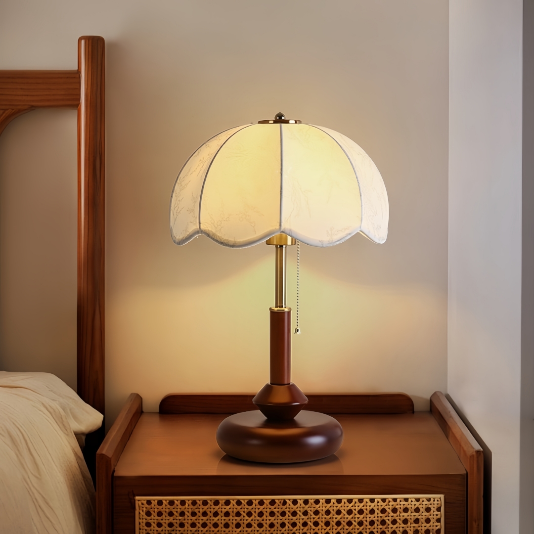 Lighting Decoration In Bedroom - Lampa stołowa w stylu vintage z