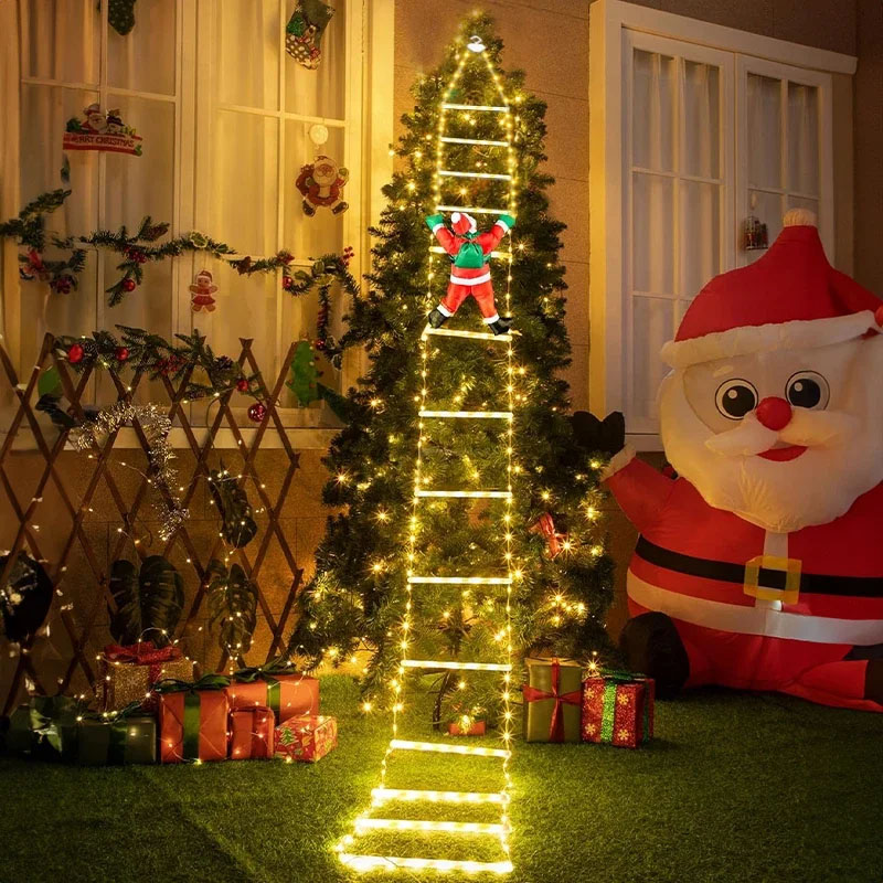 Lighting Tree Decor - Świąteczne lampki LED, dekoracyjna drabinka świetlna