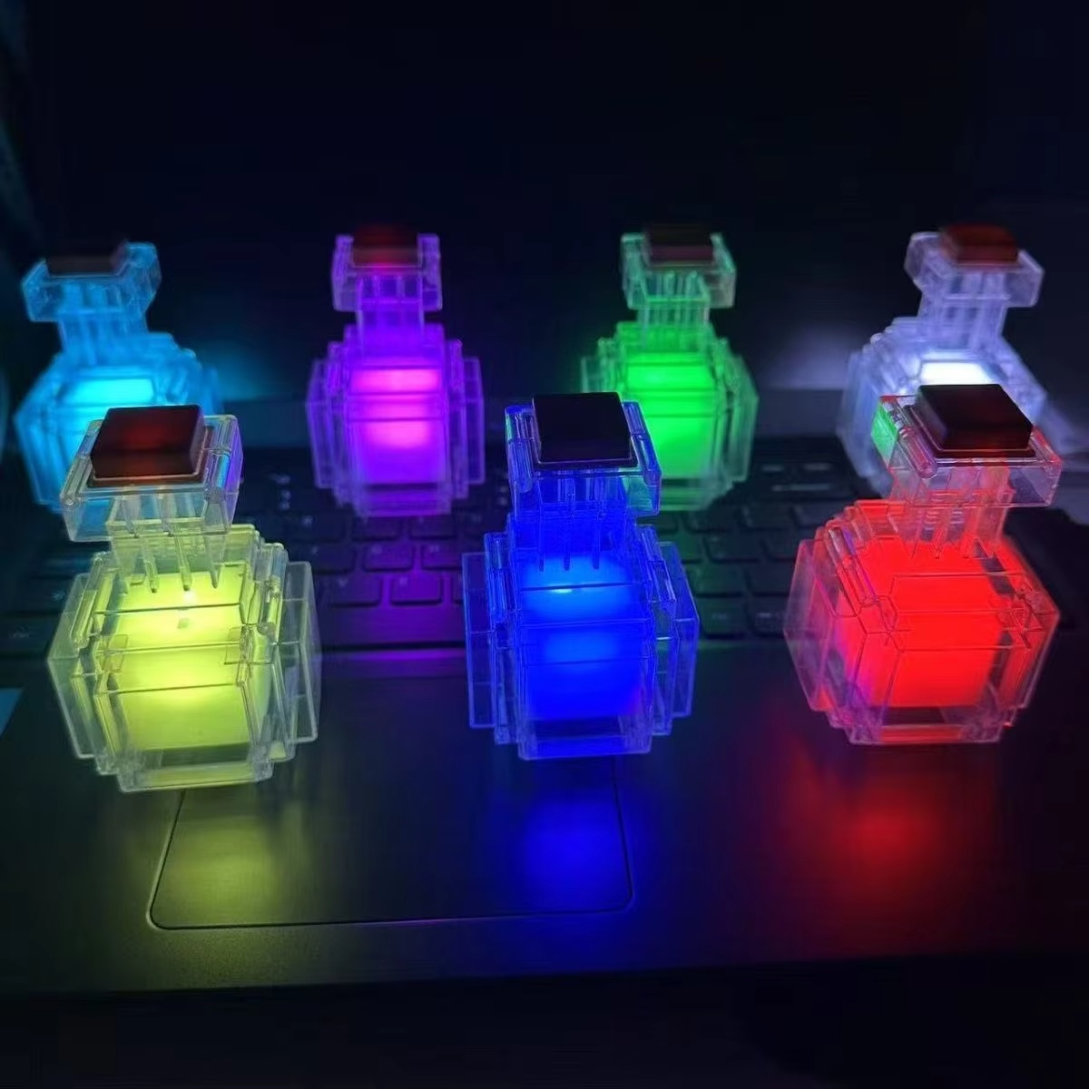 Lighting Home Decor Items - Akumulatorowa lampka nocna w kształcie butelki