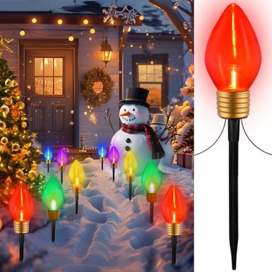 Decor Lighting Pack - 10 Lampki Świąteczne Jumbo C9 do