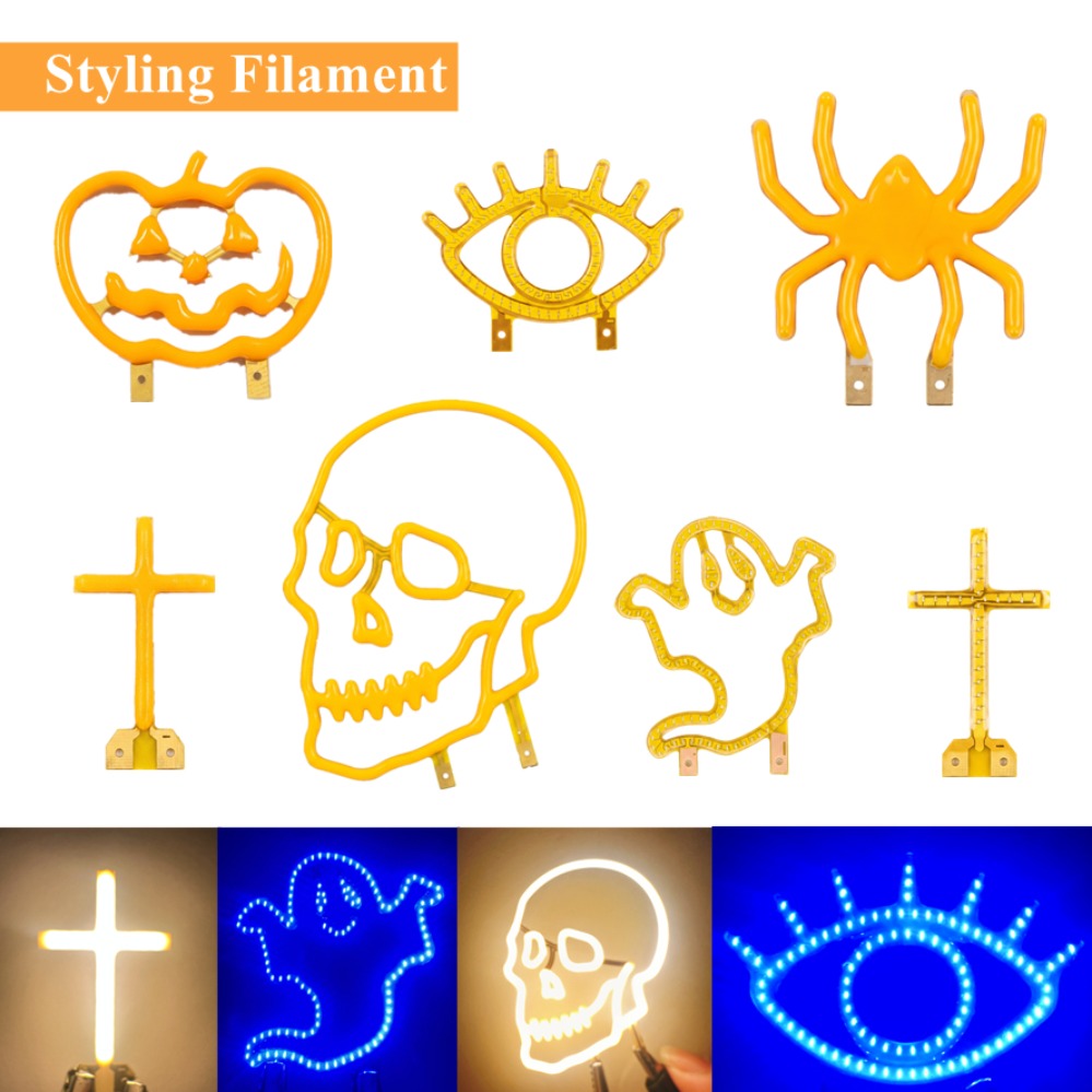 Lighting Tree Decor - 1/2 szt. 3V LED Filament Emitting