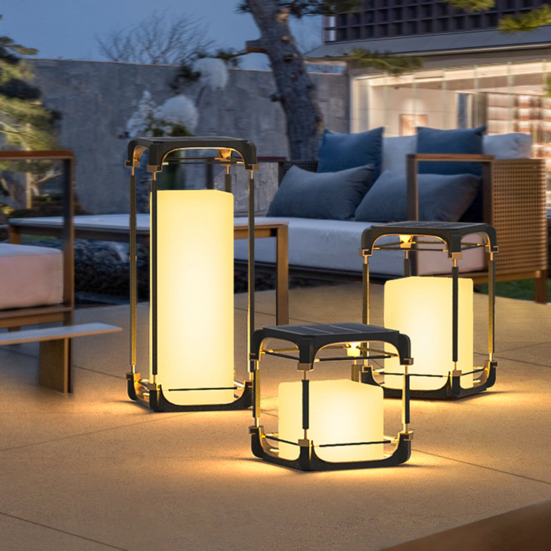 Decor Lighting Floor Lamps - Lampa podłogowa świecąca, solarna lampa LED