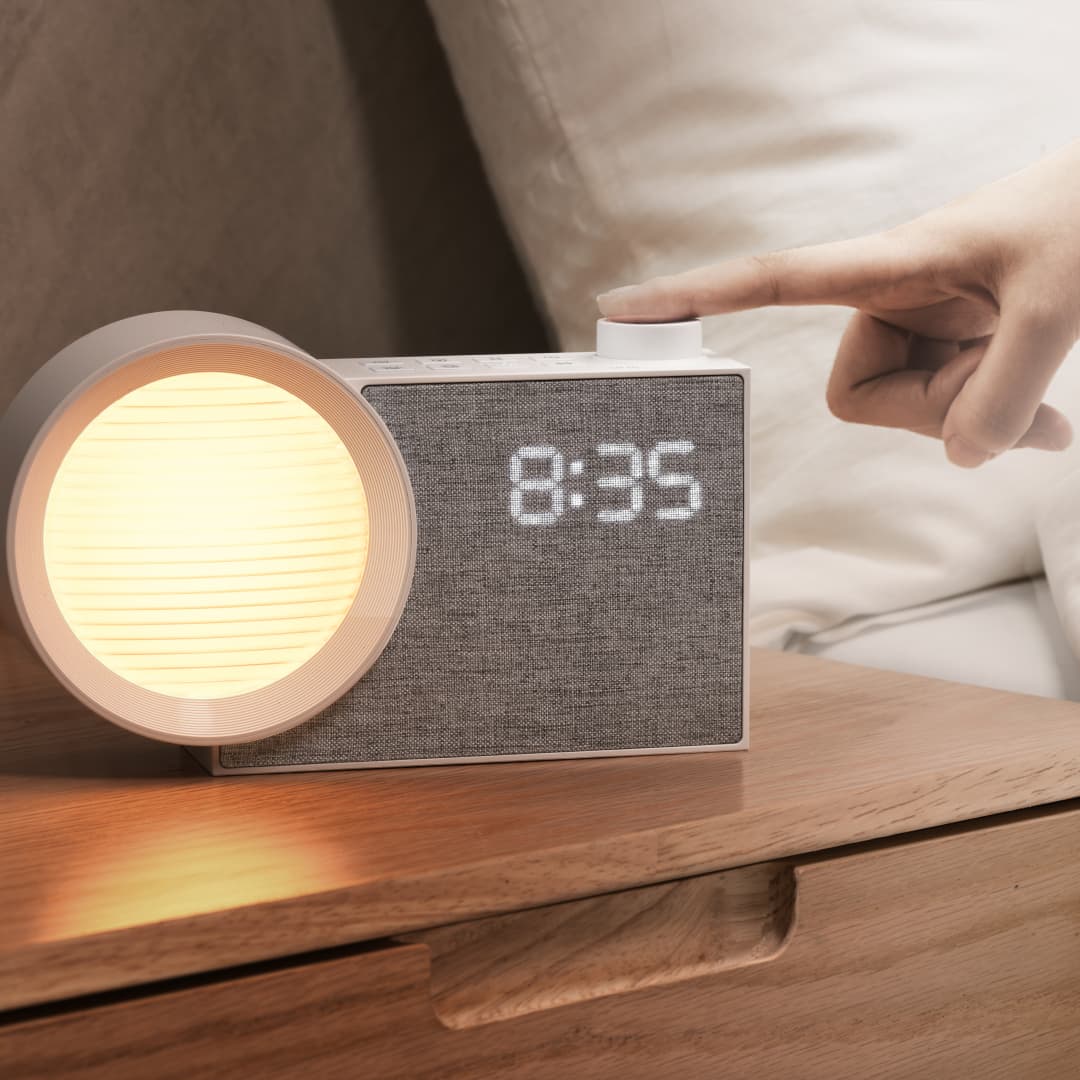Lighting Decoration In Bedroom - WILIT LED Lampka Nocna Budzik z