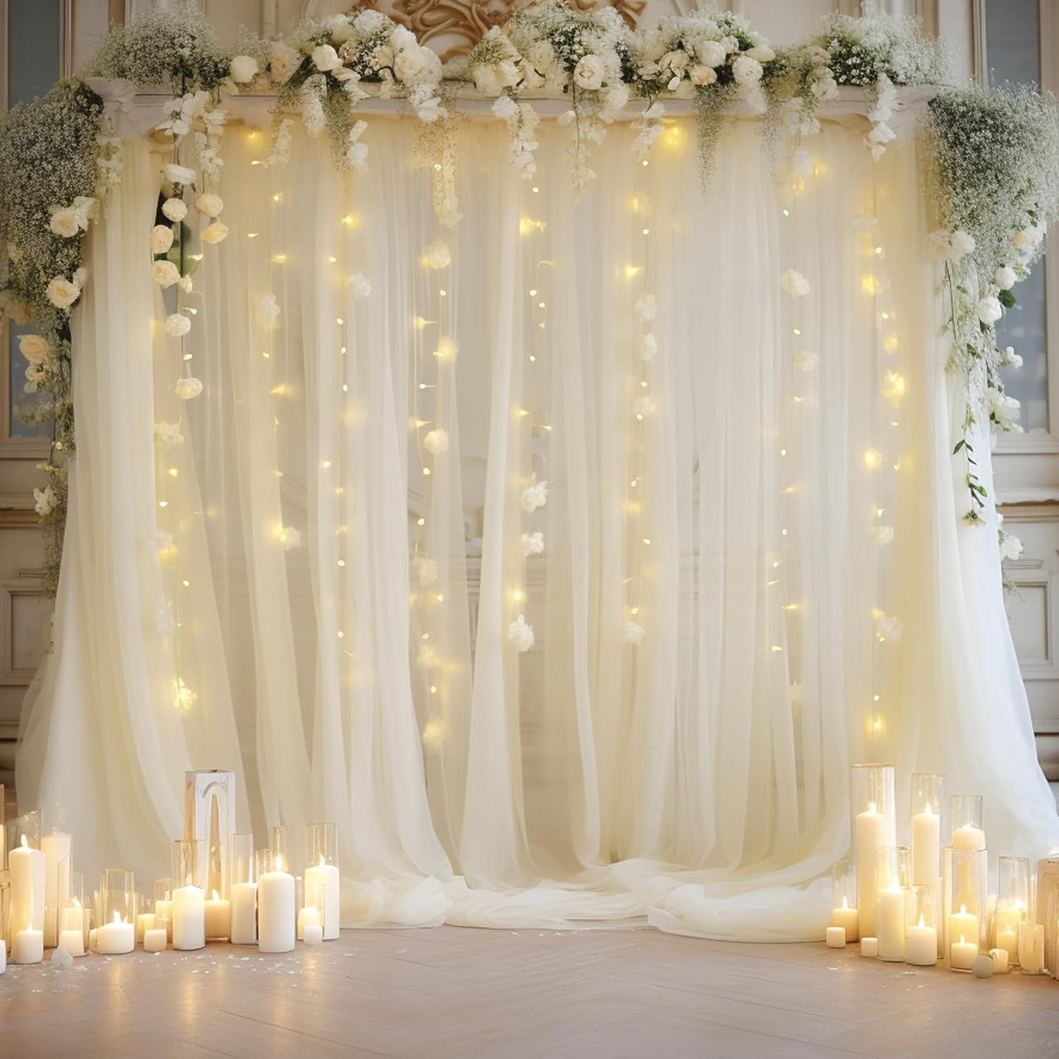Decor Lighting Pack - 1 Zestaw tiulowych tkanin na tło