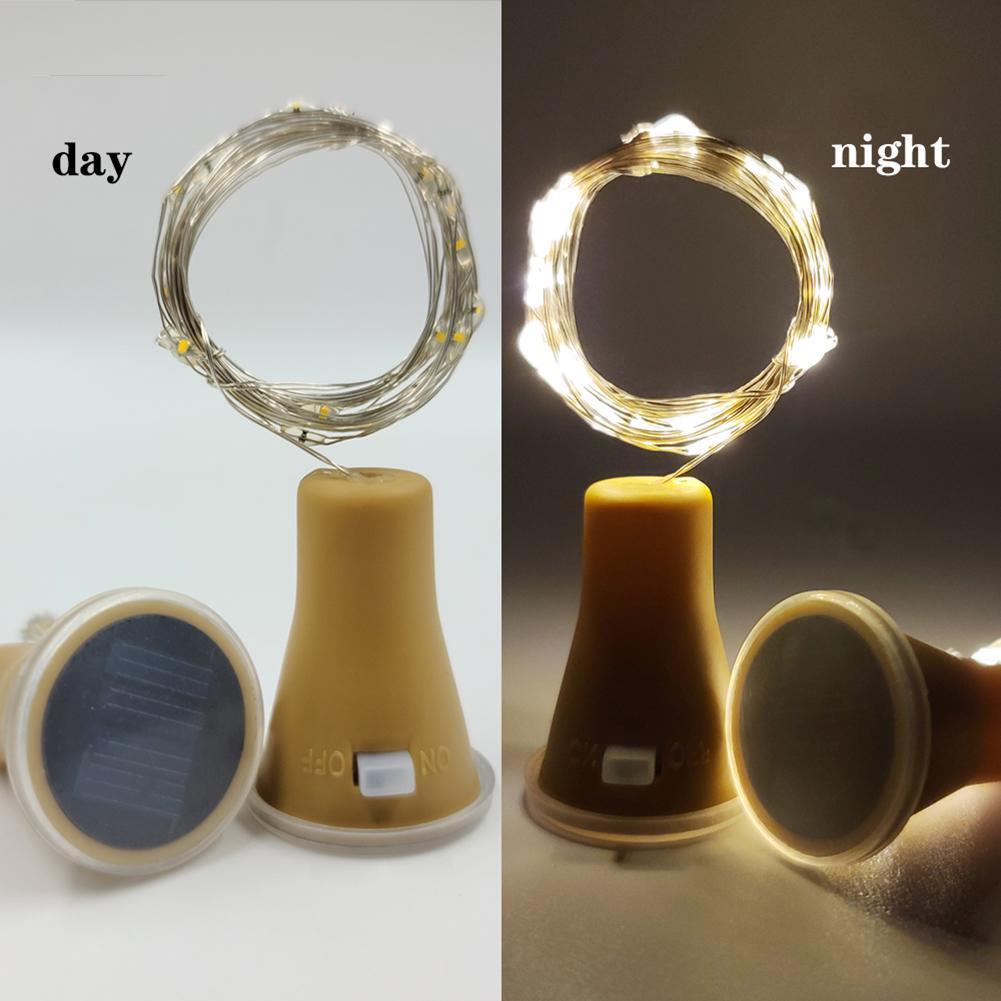 Decor Lighting Cork - Wielofunkcyjne, zasilane bateryjnie, solarne lampki sznurkowe