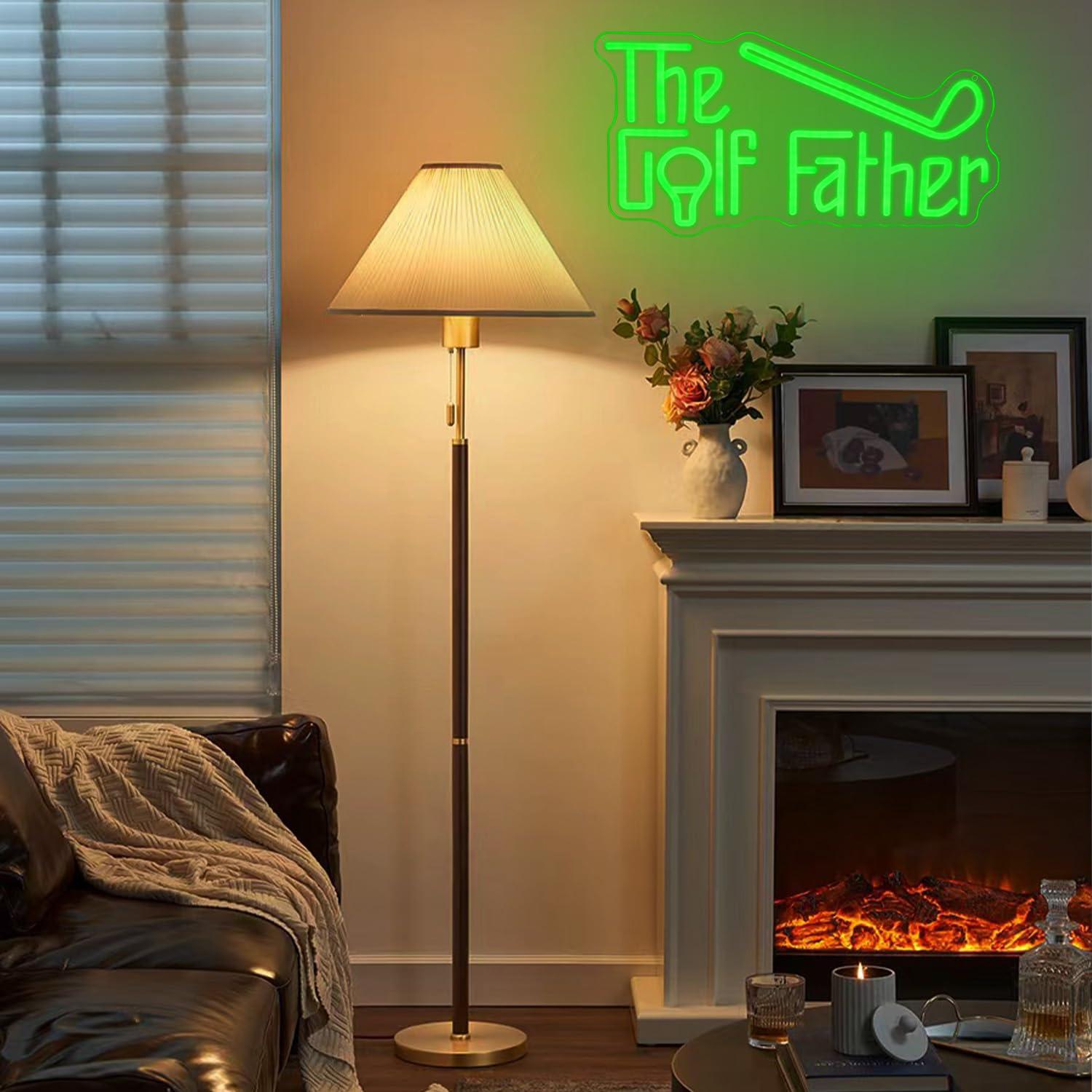 Neonowy znak LED Golf Father,  – Office Lighting Decor recenzja i cena