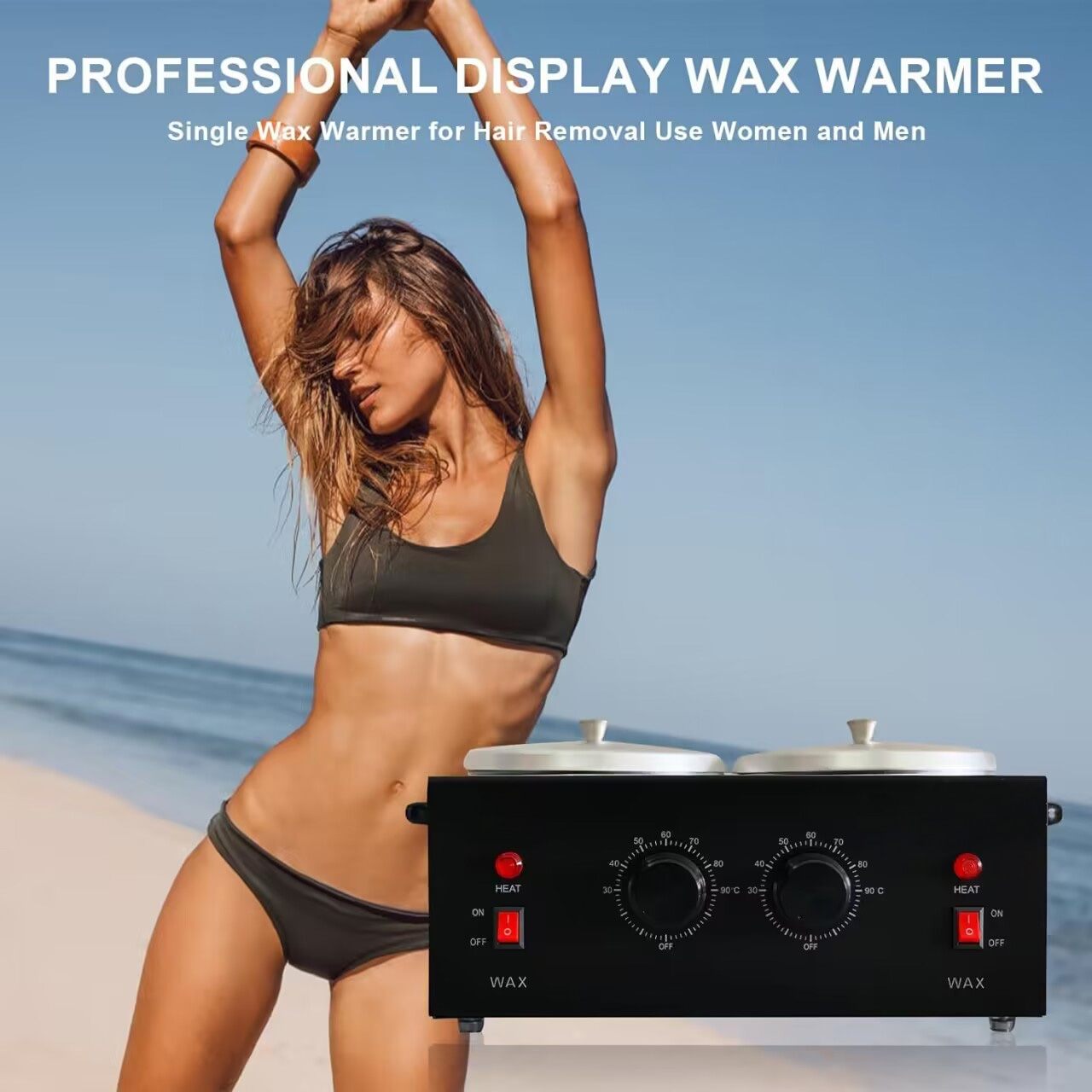 Podwójne garnki do wosku Profe – Wax Melter Electric recenzja i cena