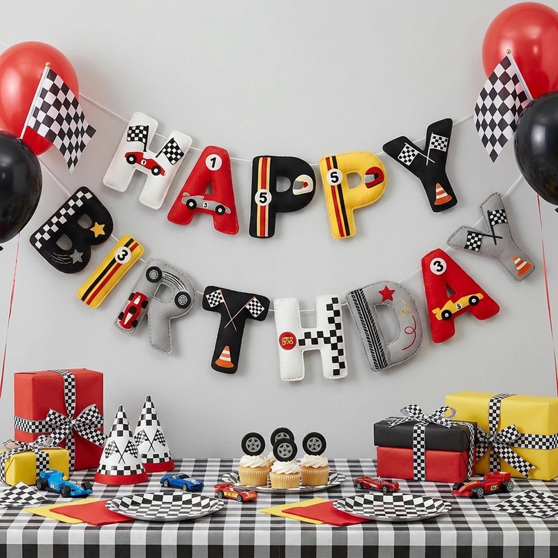 Gotowy do użycia baner urodzin – Lighting Mcqueen Decor recenzja i cena