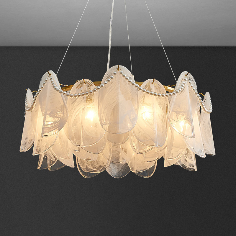 Luksusowe szklane żyrandole la – Lighting Home Decor Items recenzja i cena