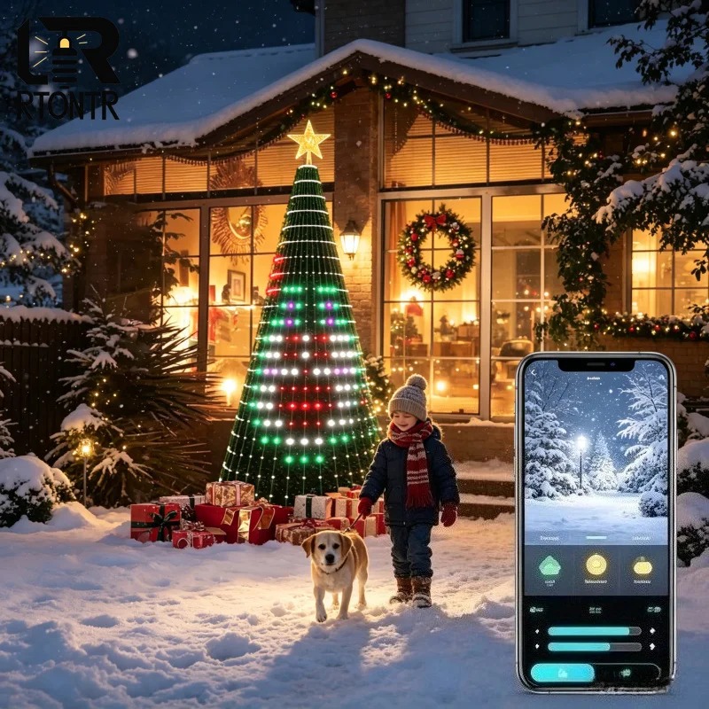 Świąteczne lampki choinkowe w  – Lighting Tree Decor recenzja i cena