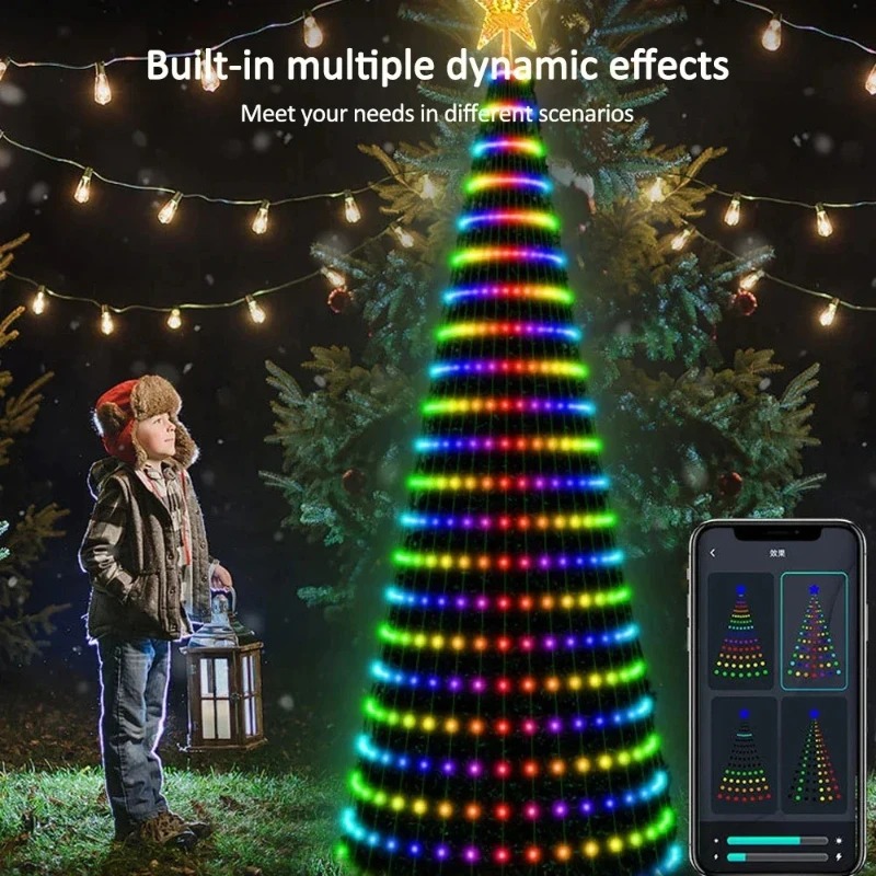Świąteczne lampki choinkowe w  – Lighting Tree Decor recenzja i cena