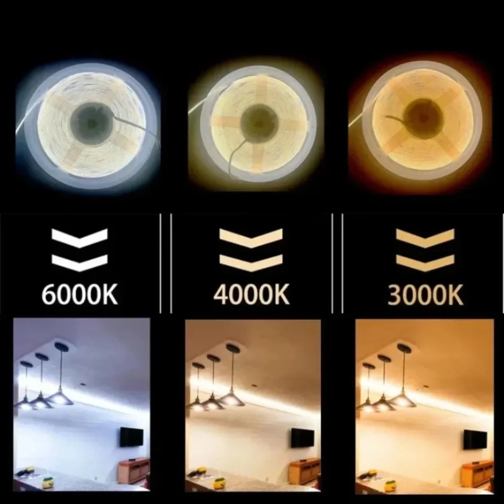 Taśma LED COB DC12V/24V 320LED – Lighting Decor And More recenzja i cena