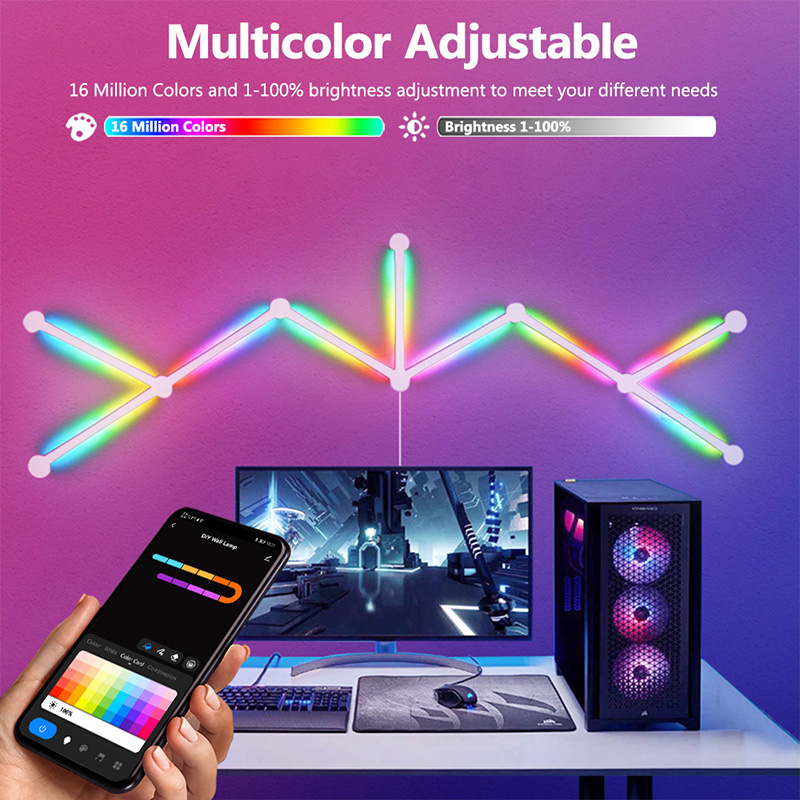 Inteligentna lampa ścienna RGB – Lighting Decoration In Bedroom recenzja i cena