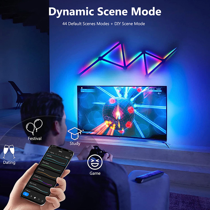 Inteligentna lampa ścienna RGB – Lighting Decoration In Bedroom recenzja i cena