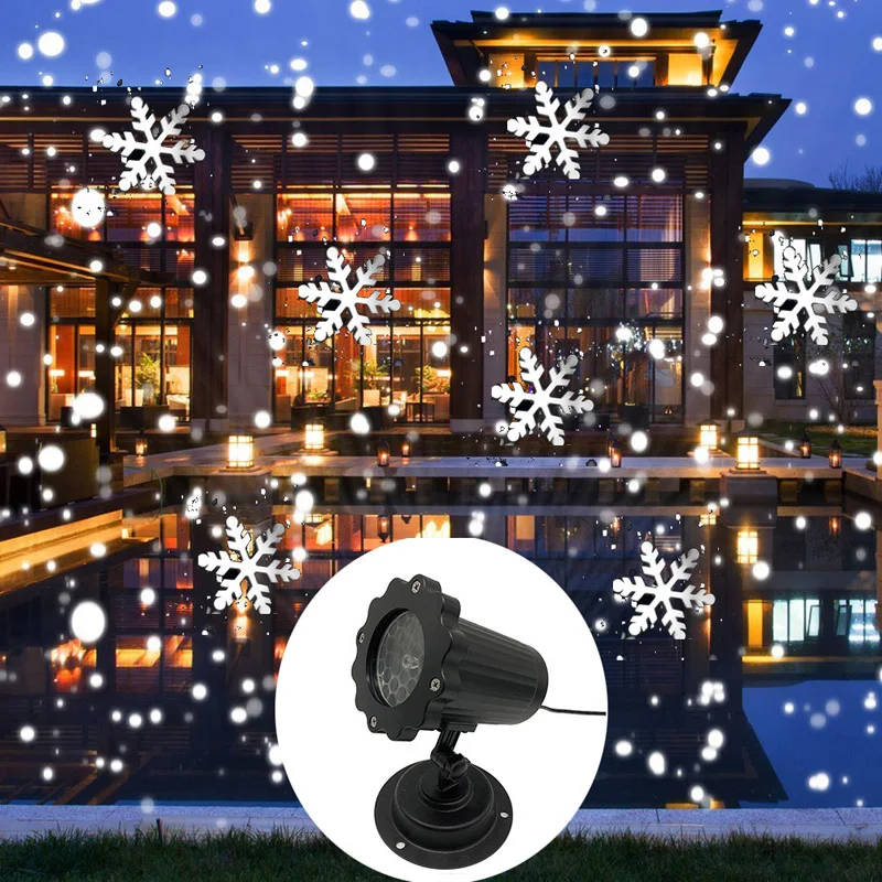 Projektor laserowy śnieżynki n – Lighting Effect Home Decor recenzja i cena