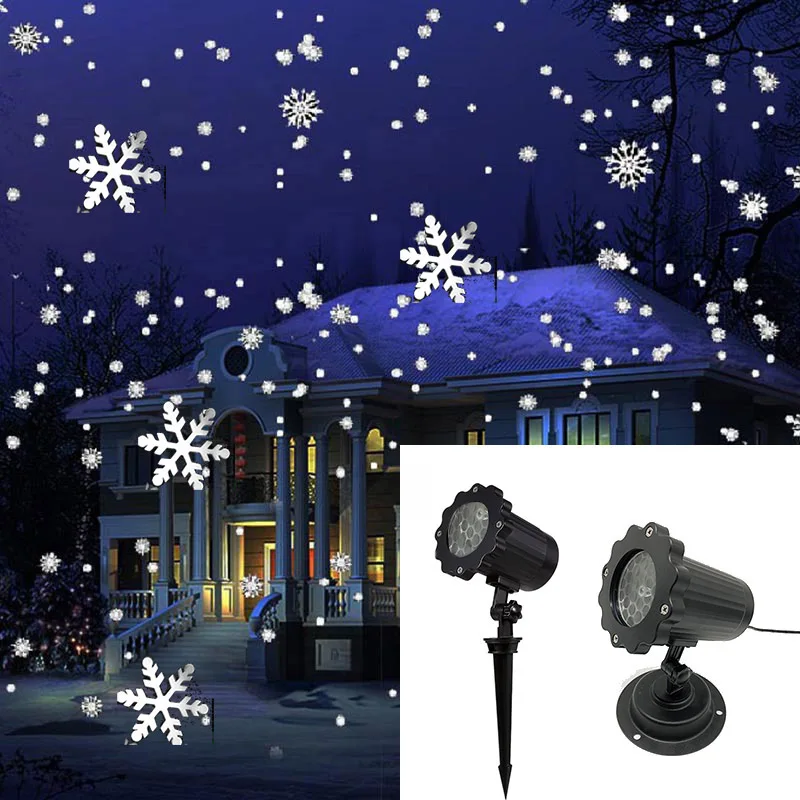 Projektor laserowy śnieżynki n – Lighting Effect Home Decor recenzja i cena