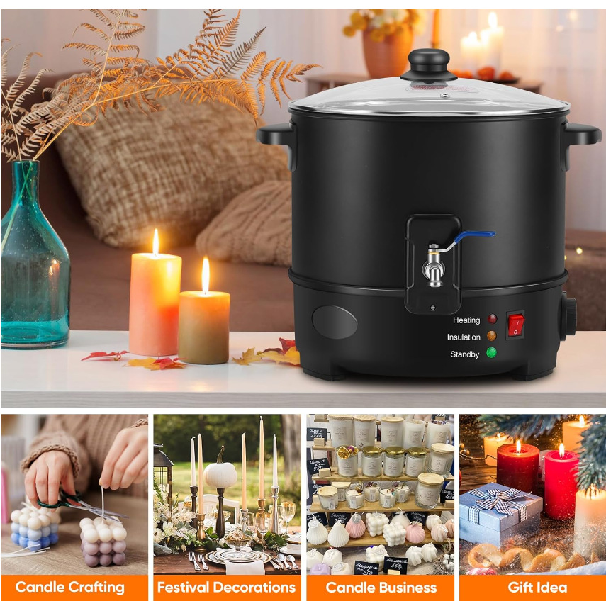 Mały podgrzewacz do wosku 6L,  – Wax Melter Electric recenzja i cena