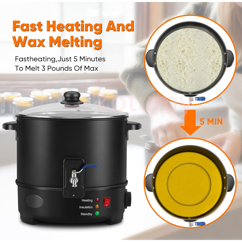 Mały podgrzewacz do wosku 6L,  – Wax Melter Electric recenzja i cena